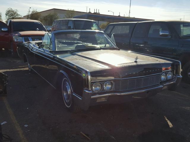 7Y86G820165 - 1967 LINCOLN CONTINENTL BLACK photo 1