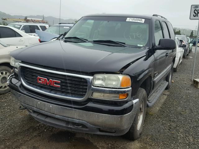 1GKEK13T33R205019 - 2003 GMC YUKON BLACK photo 2