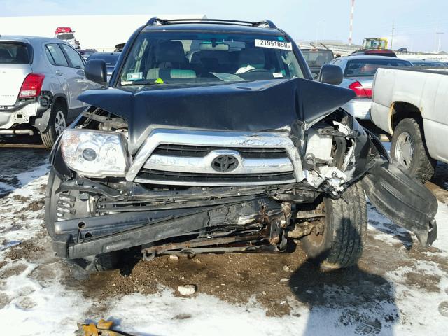 JTEBT14R98K003988 - 2008 TOYOTA 4RUNNER SR BLACK photo 9