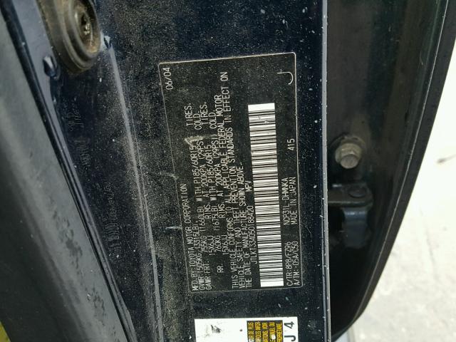 JTLKT334050188420 - 2005 TOYOTA SCION XB 蓝色 照片 10