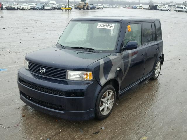 JTLKT334050188420 - 2005 TOYOTA SCION XB BLUE photo 2