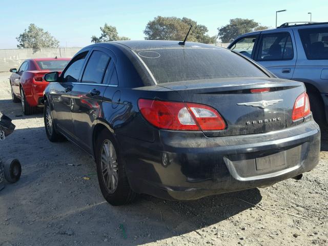 1C3LC56R08N186925 - 2008 CHRYSLER SEBRING TO BLACK photo 3