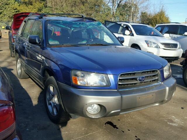 JF1SG65653H753328 - 2003 SUBARU FORESTER 2 BLUE photo 1