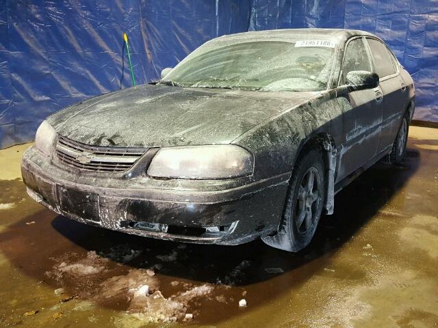 2G1WH52K939353466 - 2003 CHEVROLET IMPALA LS BLACK photo 2