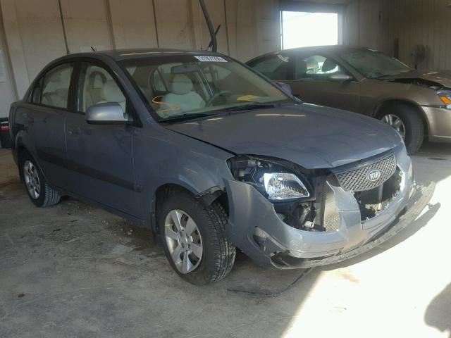 KNADE123976274270 - 2007 KIA RIO BASE BLUE photo 1