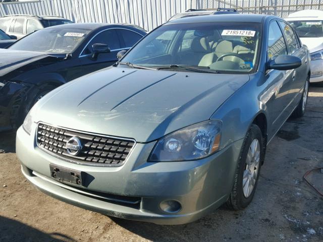 1N4AL11DX6C122350 - 2006 NISSAN ALTIMA S GREEN photo 2