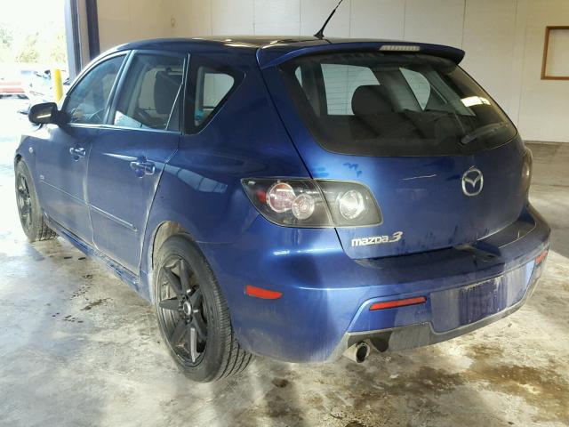 JM1BK343471683415 - 2007 MAZDA 3 HATCHBAC BLUE photo 3