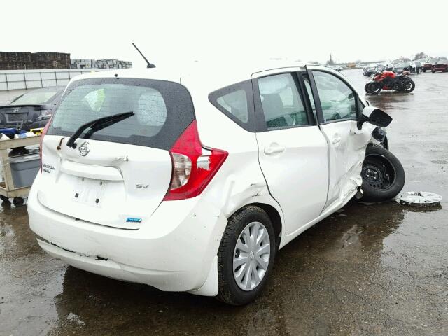 3N1CE2CP1FL357124 - 2015 NISSAN VERSA NOTE WHITE photo 4