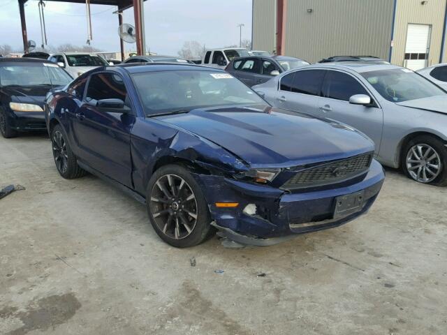 1ZVBP8AM6C5266034 - 2012 FORD MUSTANG BLUE photo 1