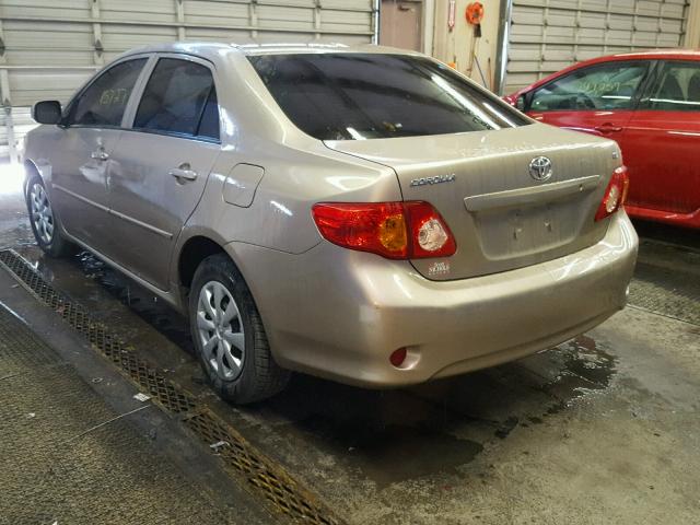 1NXBU4EE1AZ256159 - 2010 TOYOTA COROLLA BA BEIGE photo 3