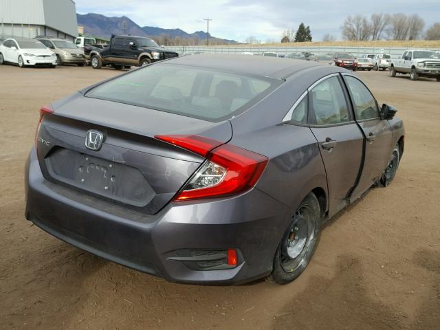 19XFC2F50GE047322 - 2016 HONDA CIVIC LX GRAY photo 4