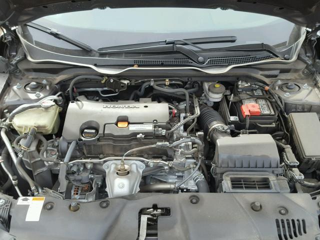 19XFC2F50GE047322 - 2016 HONDA CIVIC LX GRAY photo 7