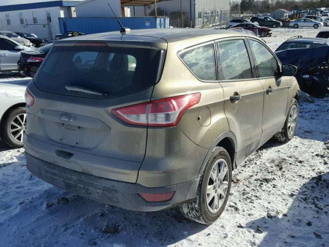 1FMCU0F71EUA42632 - 2014 FORD ESCAPE S BEIGE photo 4