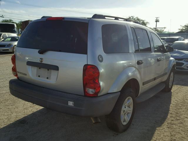 1D4HD38N35F608711 - 2005 DODGE DURANGO ST SILVER photo 4