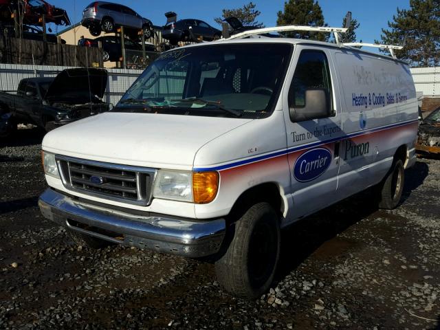 1FTNE24L06HB43791 - 2006 FORD ECONOLINE WHITE photo 2