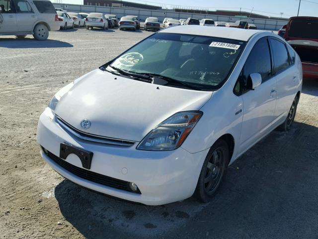 JTDKB20U087760868 - 2008 TOYOTA PRIUS WHITE photo 2