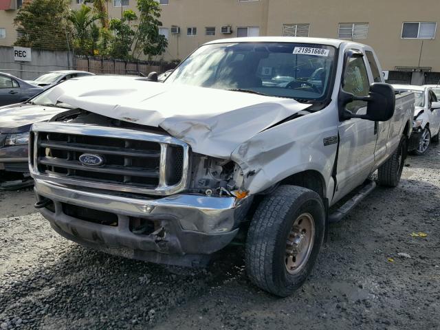 1FTNX20L31EC71971 - 2001 FORD F250 SUPER SILVER photo 2