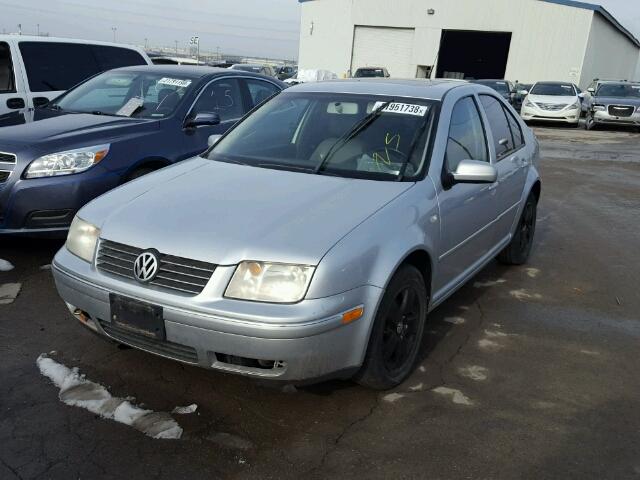 3VWSK69M84M015499 - 2004 VOLKSWAGEN JETTA GLS SILVER photo 2