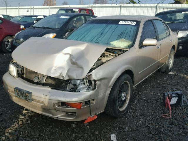 JN1CA21D3VT827801 - 1997 NISSAN MAXIMA GLE GOLD photo 2