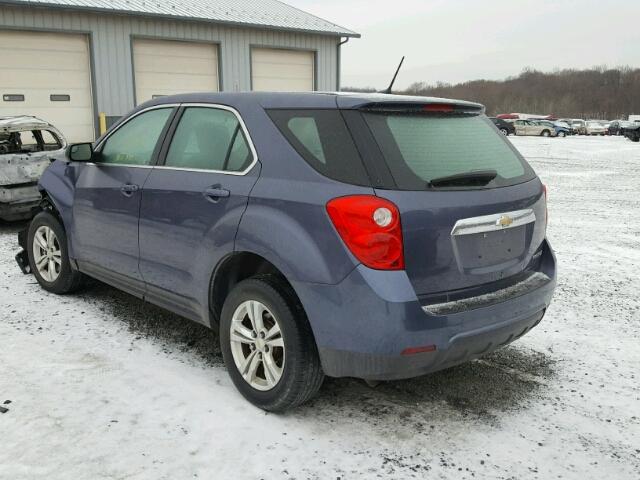 2GNALBEK9D6160402 - 2013 CHEVROLET EQUINOX LS BLUE photo 3