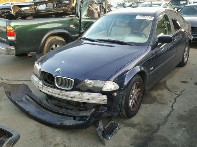 WBAAM3343YCA88710 - 2000 BMW 323 I BLUE photo 2