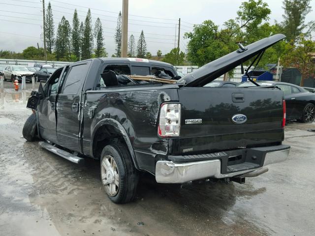 1FTPW12594KC36314 - 2004 FORD F150 SUPER BLACK photo 3