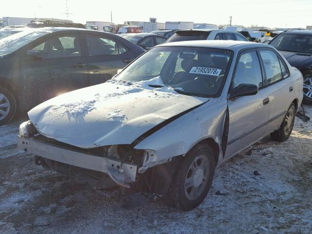 1Y1SK52822Z408867 - 2002 CHEVROLET GEO PRIZM 银色 照片 2