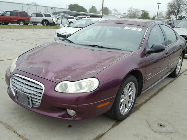 2C3HC56G0XH589122 - 1999 CHRYSLER LHS PURPLE photo 2