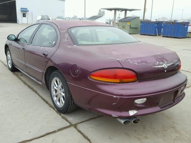 2C3HC56G0XH589122 - 1999 CHRYSLER LHS PURPLE photo 3