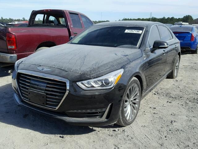 KMHG54JHXHU033261 - 2017 GENESIS G90 ULTIMA BLACK photo 2