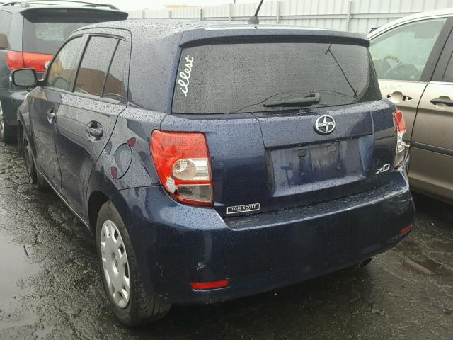 JTKKU10418J002084 - 2008 TOYOTA SCION XD BLUE photo 3