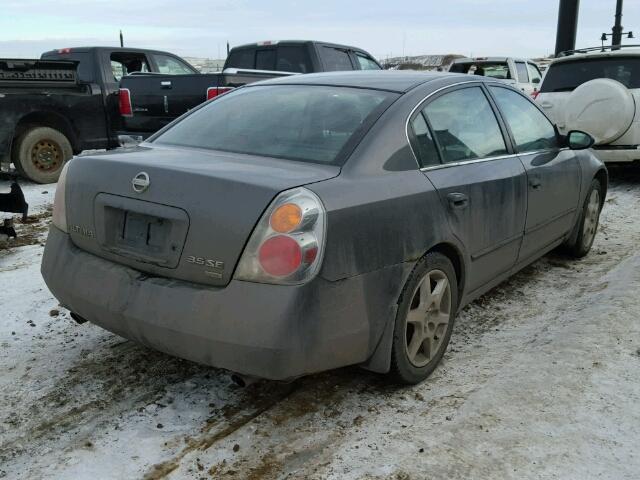 1N4BL11E24C154493 - 2004 NISSAN ALTIMA SE GRAY photo 4