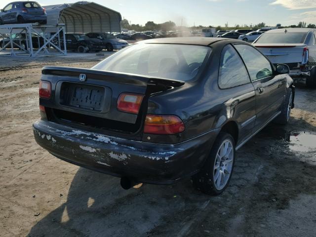 1HGEJ2226RL028587 - 1994 HONDA CIVIC DX BLACK photo 4