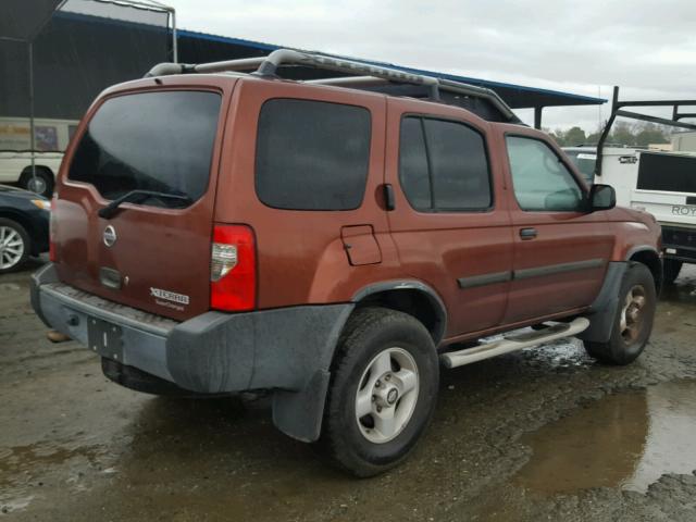 5N1MD28T12C502867 - 2002 NISSAN XTERRA SE BURGUNDY photo 4