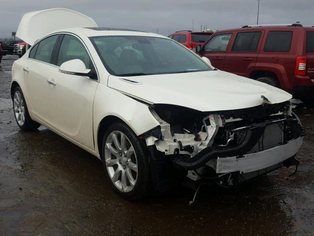 2G4GU5GV8C9213382 - 2012 BUICK REGAL PREM WHITE photo 1