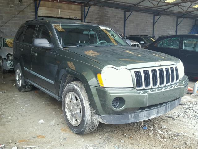 1J8GS48K57C684504 - 2007 JEEP GRAND CHER GREEN photo 1