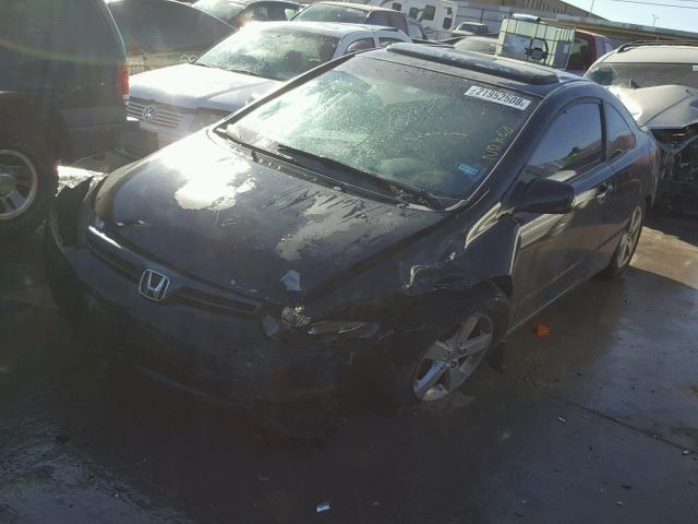 2HGFG12857H549862 - 2007 HONDA CIVIC EX შავი ფოტო 2