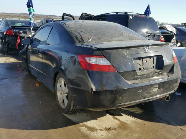 2HGFG12857H549862 - 2007 HONDA CIVIC EX შავი ფოტო 3