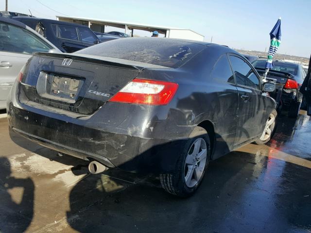 2HGFG12857H549862 - 2007 HONDA CIVIC EX BLACK photo 4