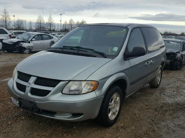 1D4GP45R64B508818 - 2004 DODGE CARAVAN SX SILVER photo 2