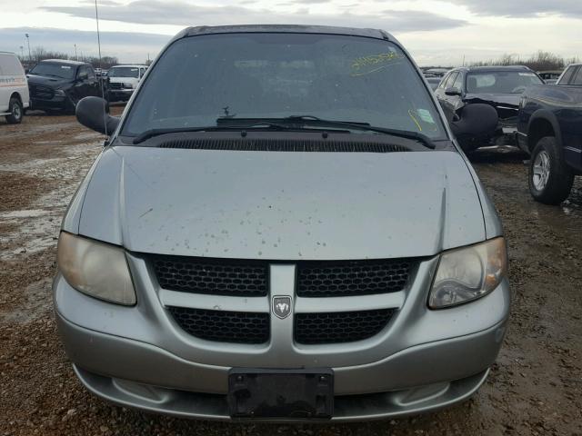 1D4GP45R64B508818 - 2004 DODGE CARAVAN SX SILVER photo 9