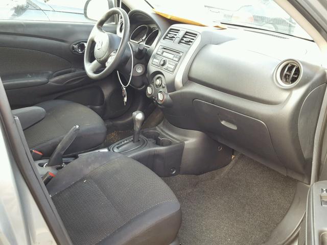 3N1CN7AP6DL857437 - 2013 NISSAN VERSA S SILVER photo 5