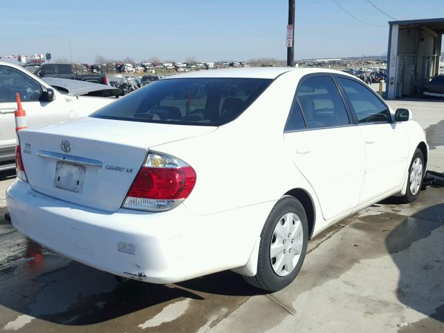 4T1BE32K46U745731 - 2006 TOYOTA CAMRY LE WHITE photo 4