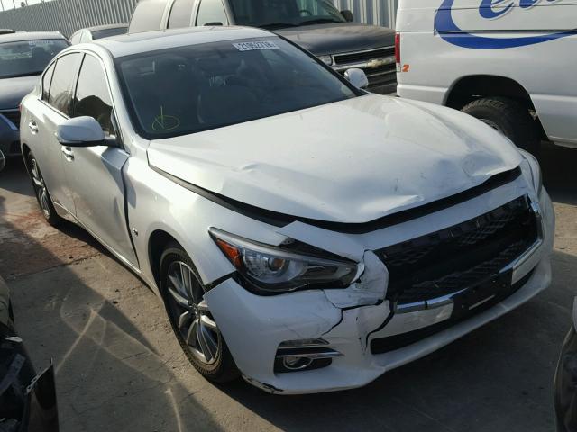 JN1BV7AP8FM333193 - 2015 INFINITI Q50 BASE Білий фото 1