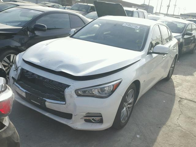 JN1BV7AP8FM333193 - 2015 INFINITI Q50 BASE Білий фото 2