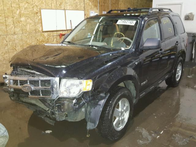 1FMCU93158KB39675 - 2008 FORD ESCAPE XLT GRAY photo 2