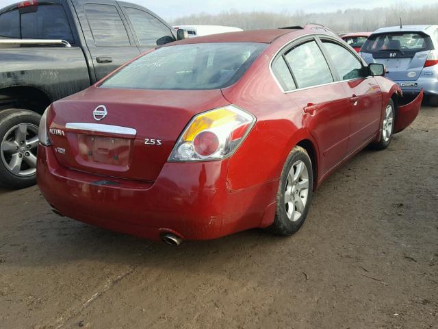 1N4AL21E78N524350 - 2008 NISSAN ALTIMA 2.5 RED photo 4