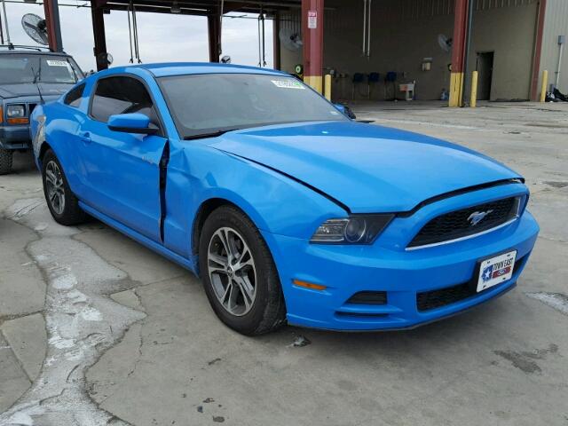 1ZVBP8AM2D5250110 - 2013 FORD MUSTANG BLUE photo 1