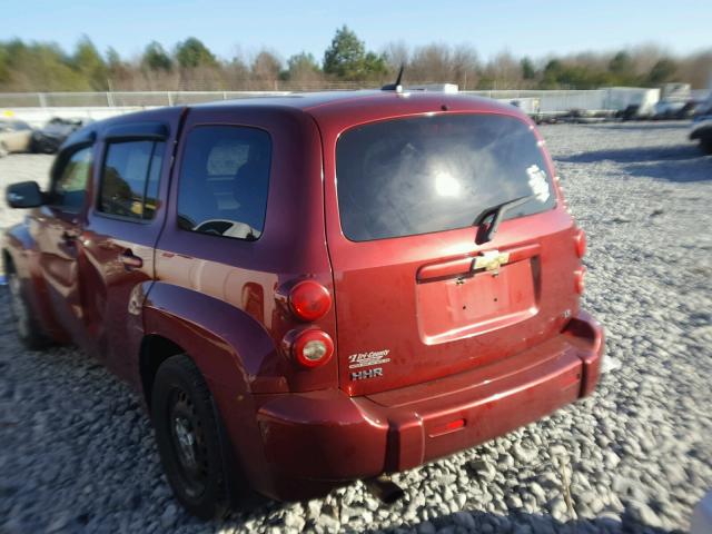 3GNCA13D28S667114 - 2008 CHEVROLET HHR LS RED photo 3