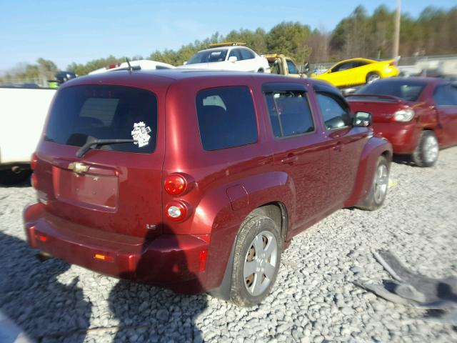 3GNCA13D28S667114 - 2008 CHEVROLET HHR LS 红色 照片 4